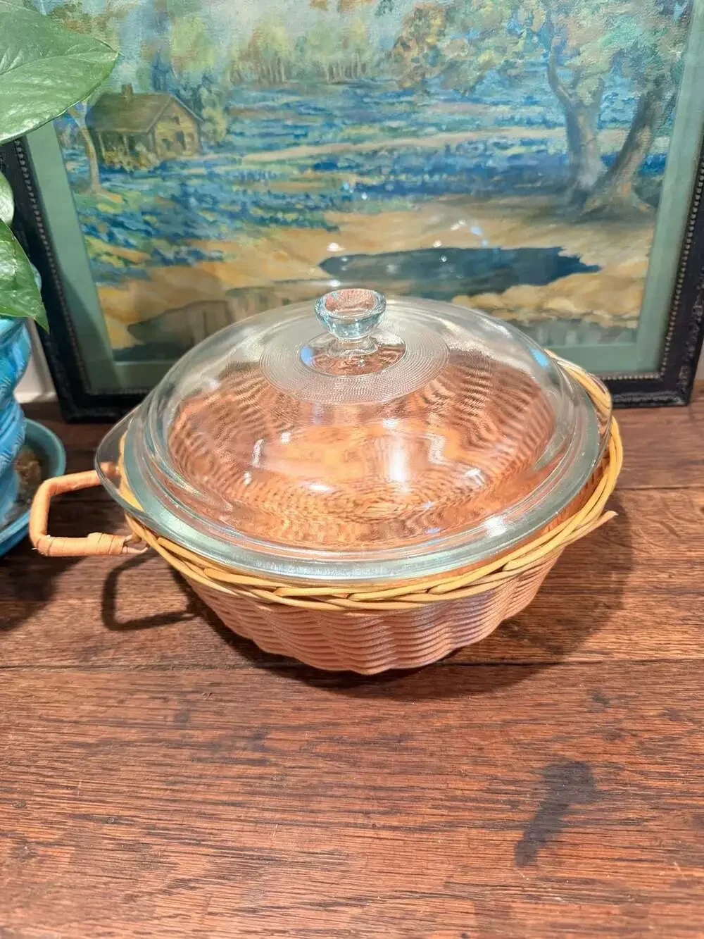 Glasbake vintage quart